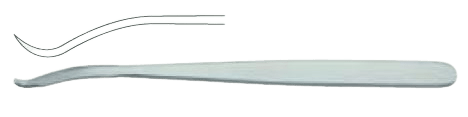 Распатор-подйомник, кiстковий, травматологiчний, Miні-Хоманa, 160 х 6 мм Surgimax 12-863-16